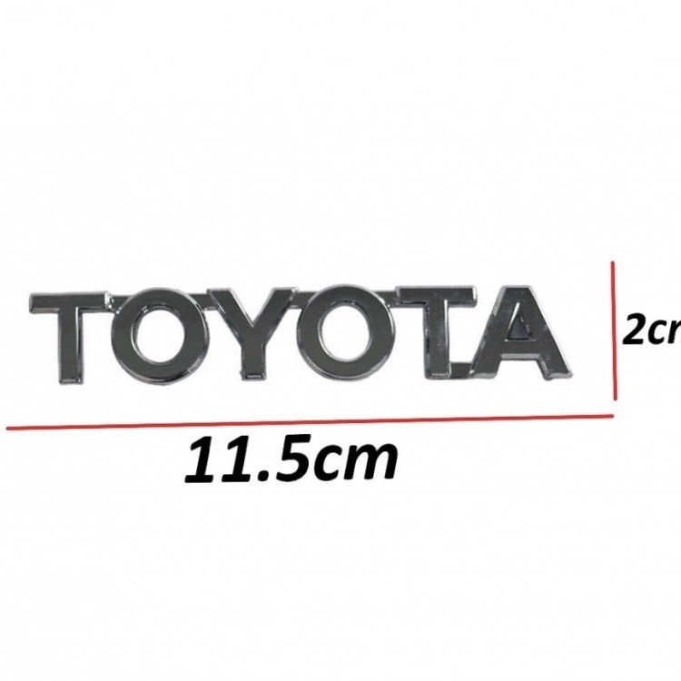 Toyota Yazı Yaris 06-10 Arka (Toyota Yazısı) Toyota Yazı Yaris 06-10 Arka (Toyota Yazısı)
