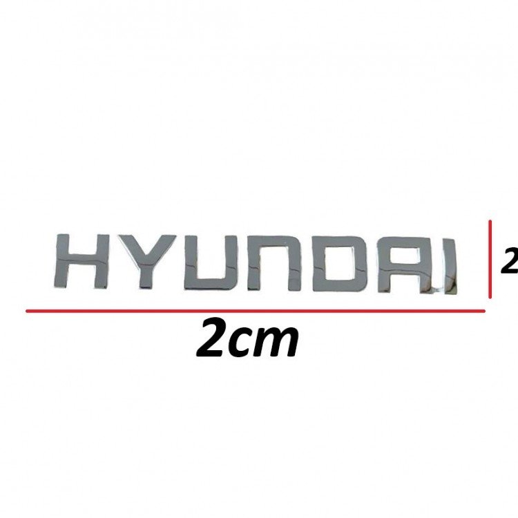 Hyundaı Yazı İ20 08-14/İ30 08-14/Elantra 08-14/İx35 08-14/Santafe 08-14/Tucson 08-14 Arka (Hyundai Yazısı)